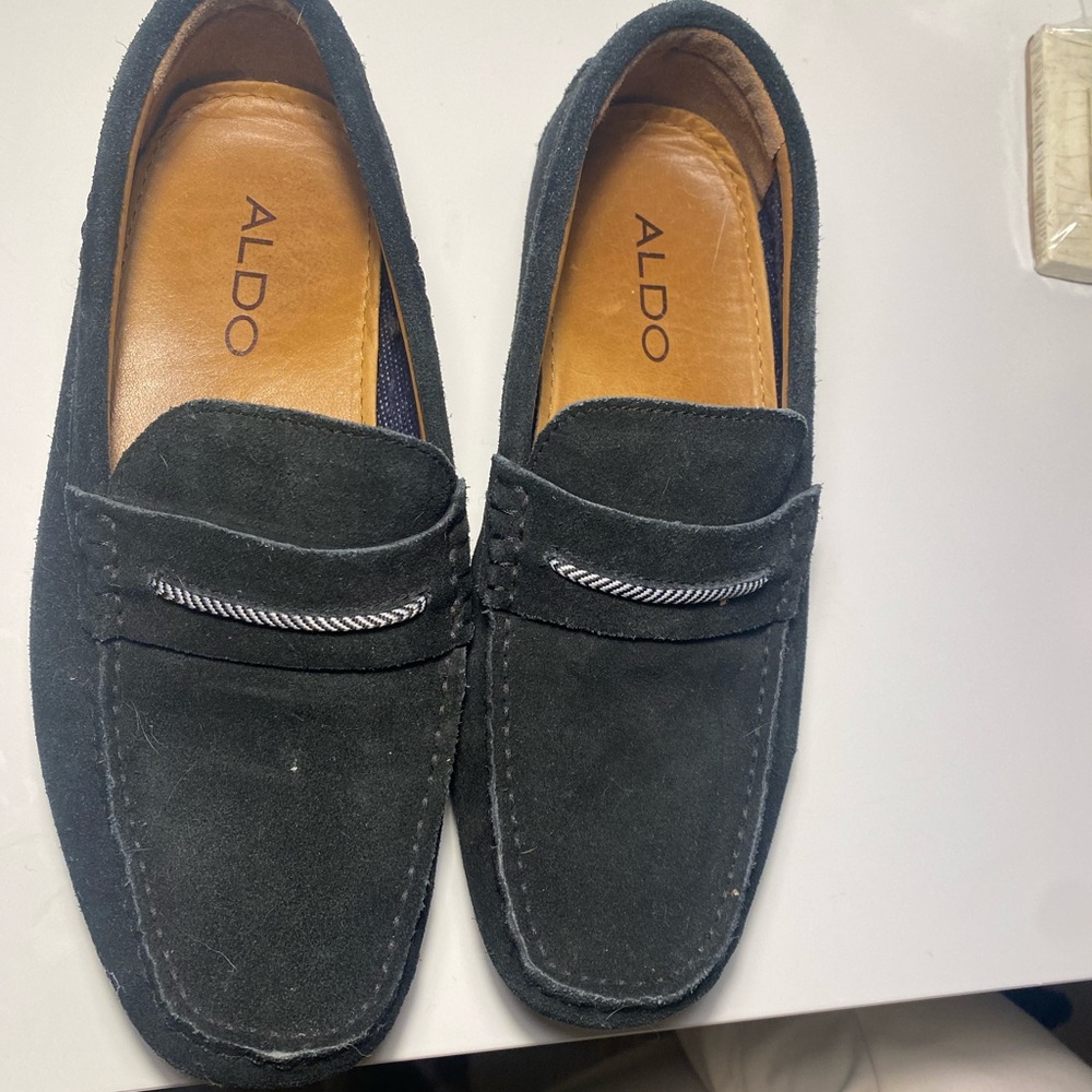 Aldo black loafers